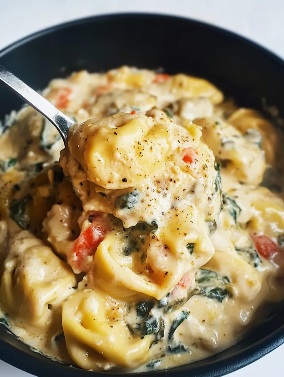 Tortellinis crémeux faciles