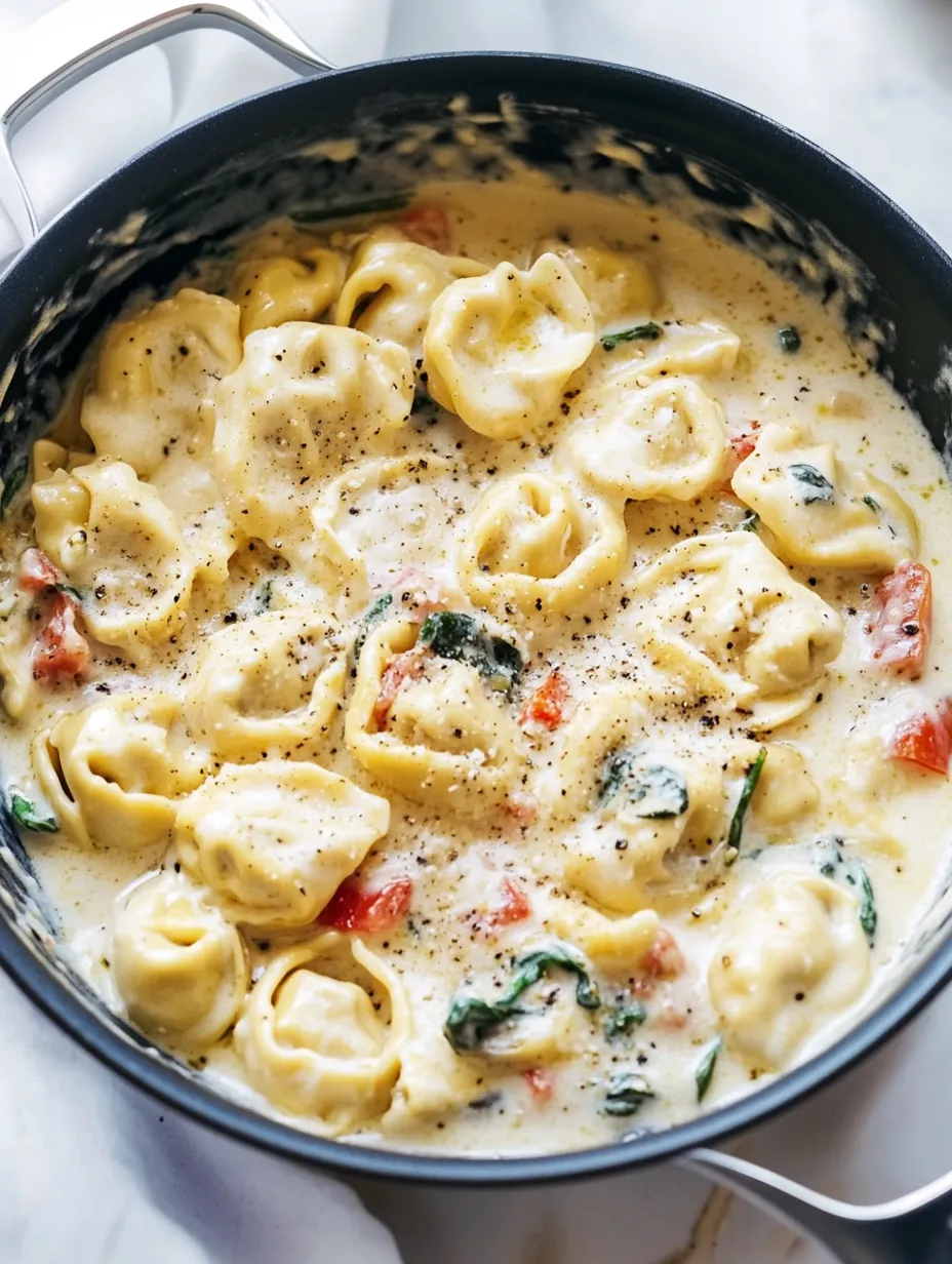 Tortellinis crémeux faciles