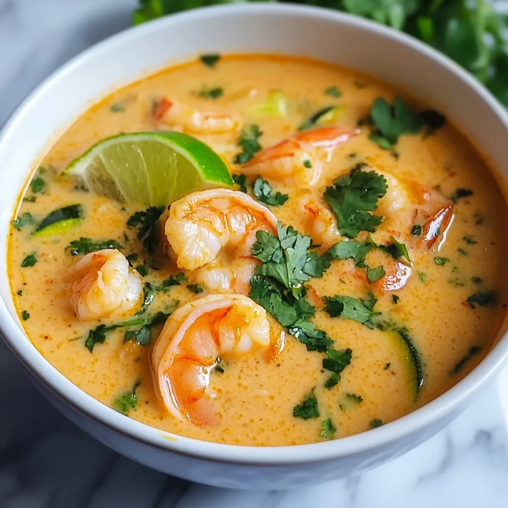 Soupe Simple Crevettes Coco