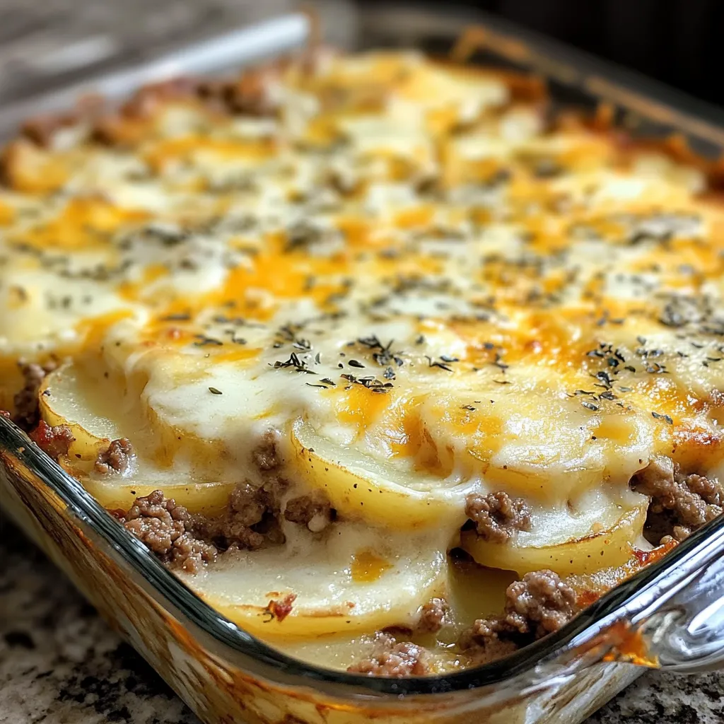 Délicieux Gratin au Bœuf