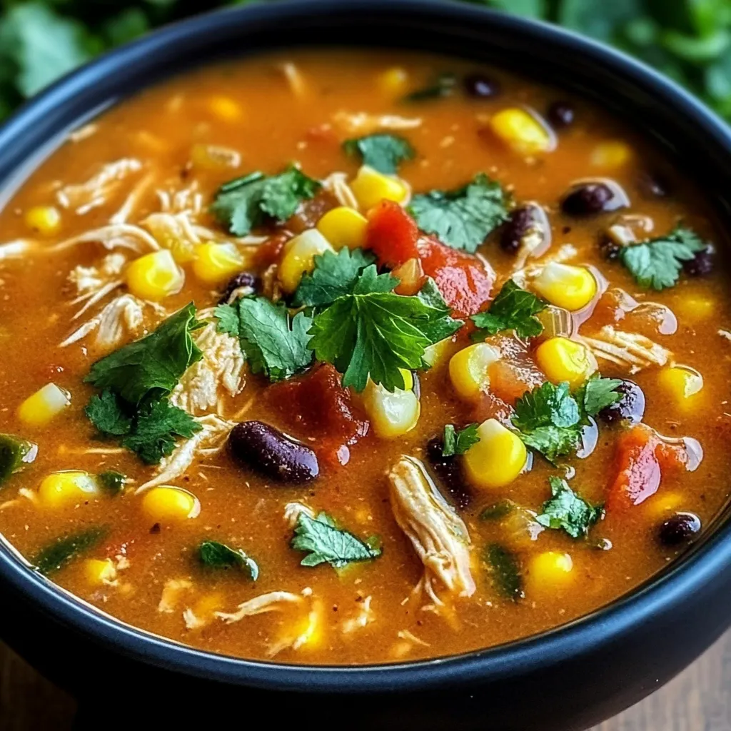 Soupe Enchilada Poulet