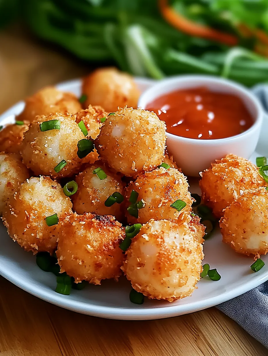 Boulettes de crevettes croquantes