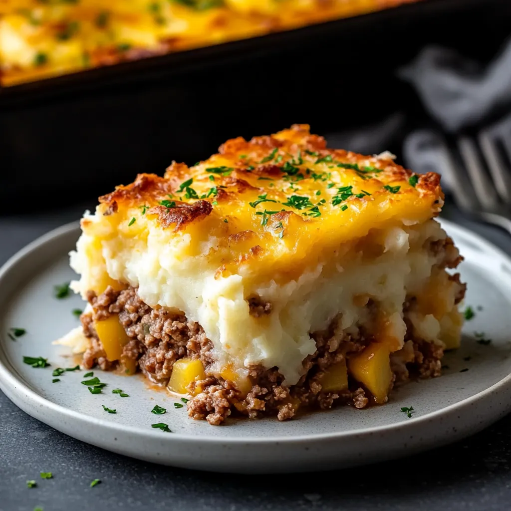 Gratin Bœuf et Pommes de Terre Chargé