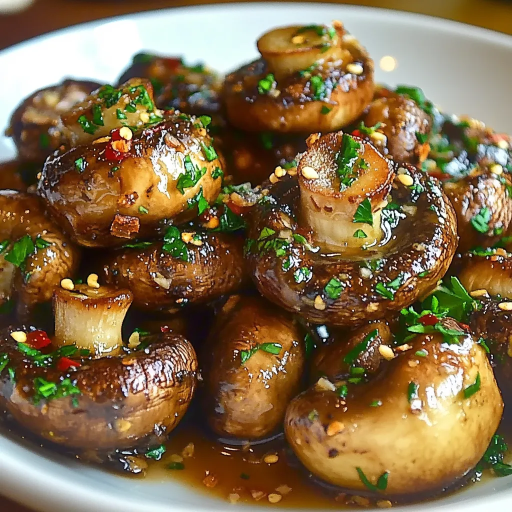 Photo de Champignons façon Steakhouse au Beurre Aillé