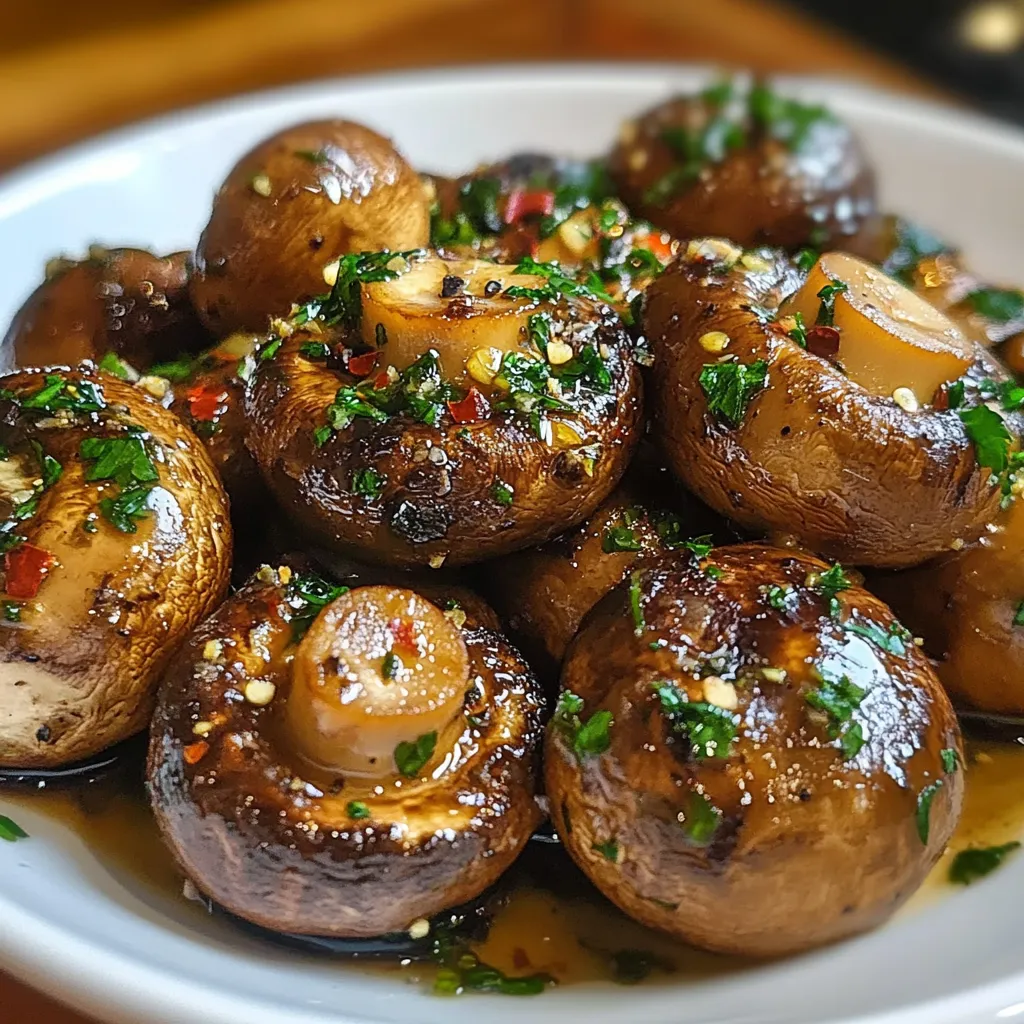 Champignons fondants à l’ail façon brasserie