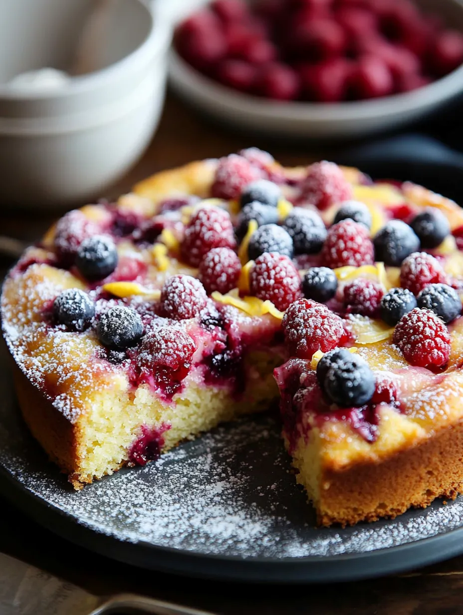 Gâteau Framboise Citron