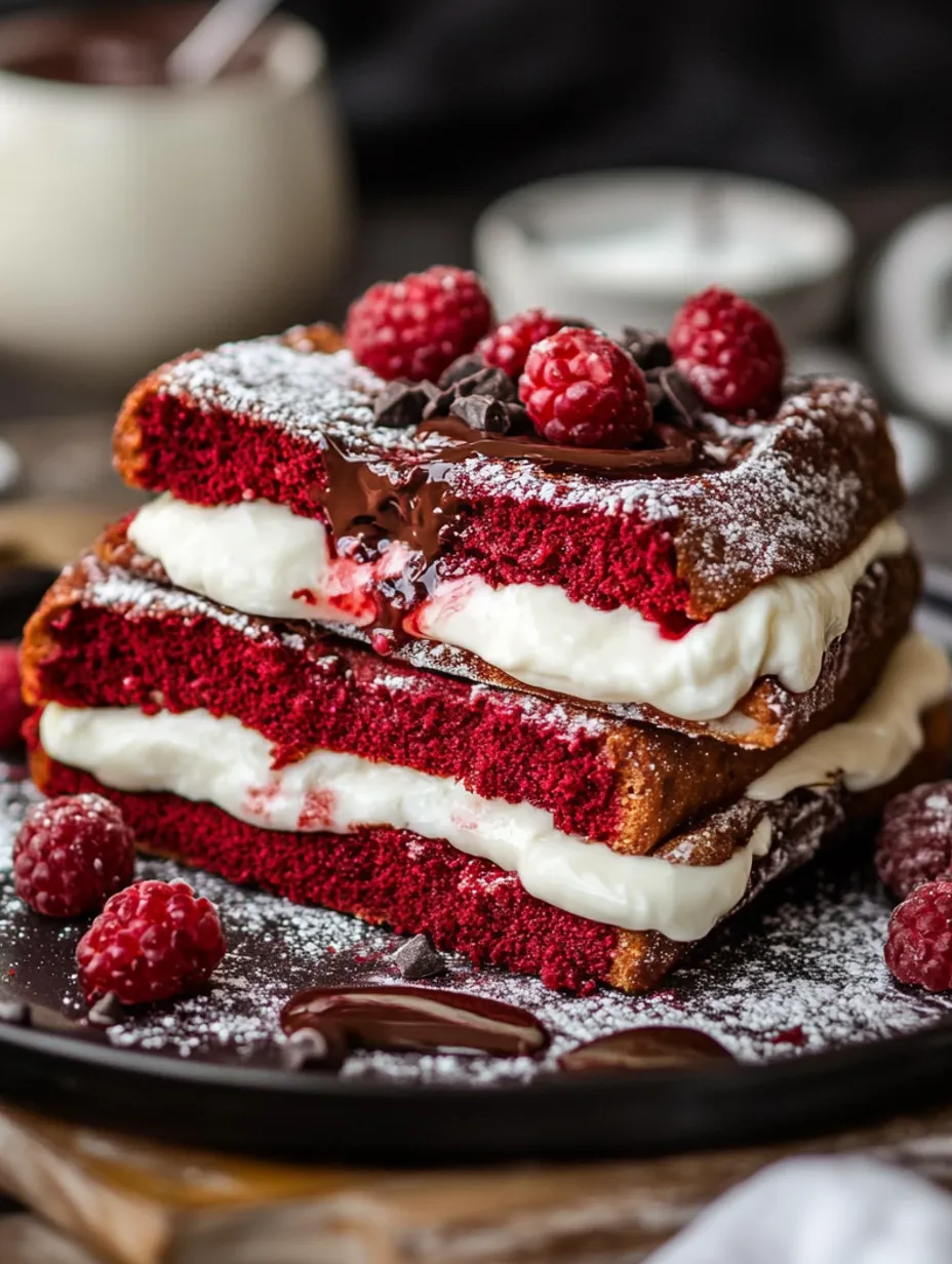 Pain perdu Red Velvet