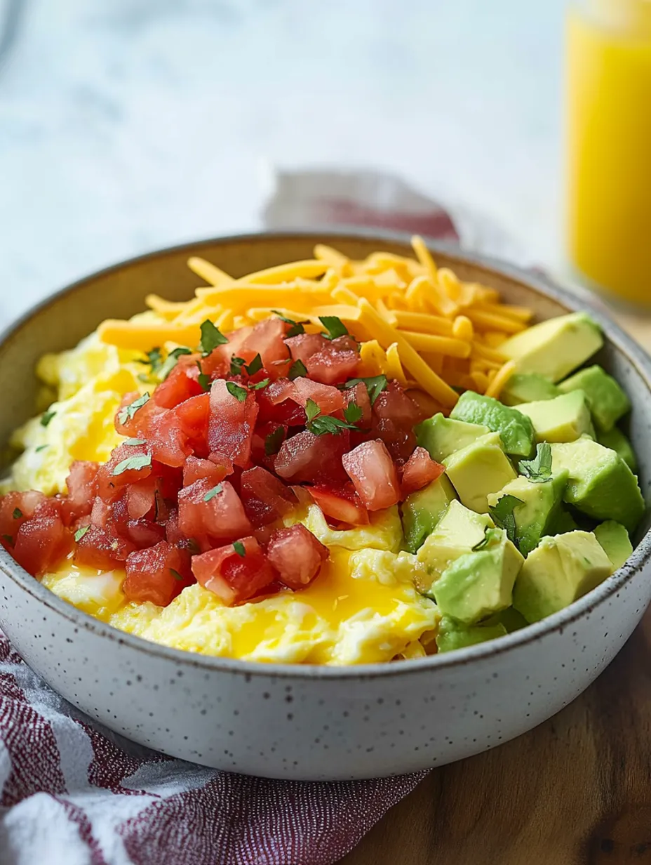 Bol petit dej' burrito chargé