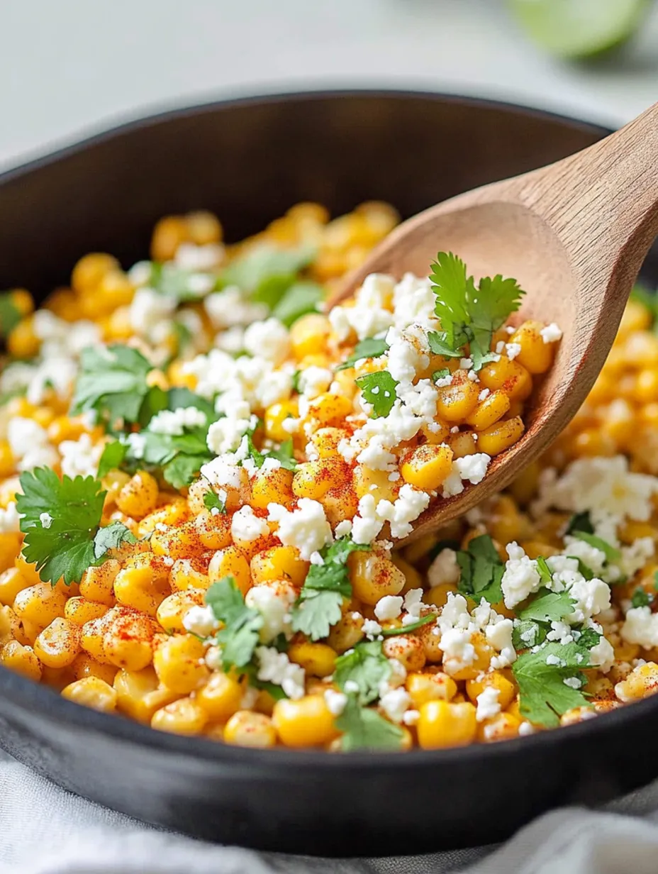 Maïs Facile Mexicain avec Feta & Piment