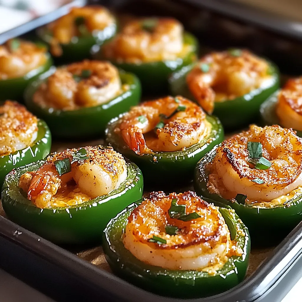Délicieux Jalapeños aux Crevettes