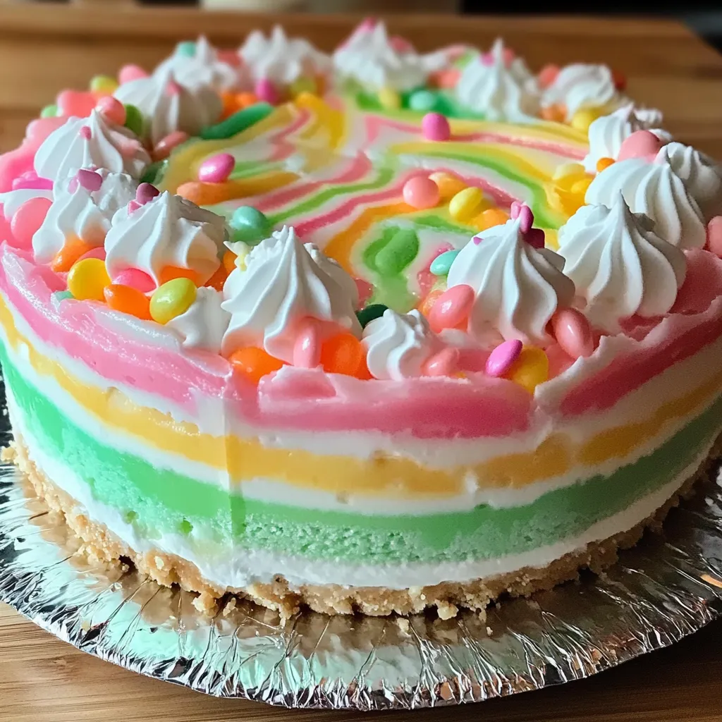 Recette de tarte à la gelée sans cuisson pour Pâques