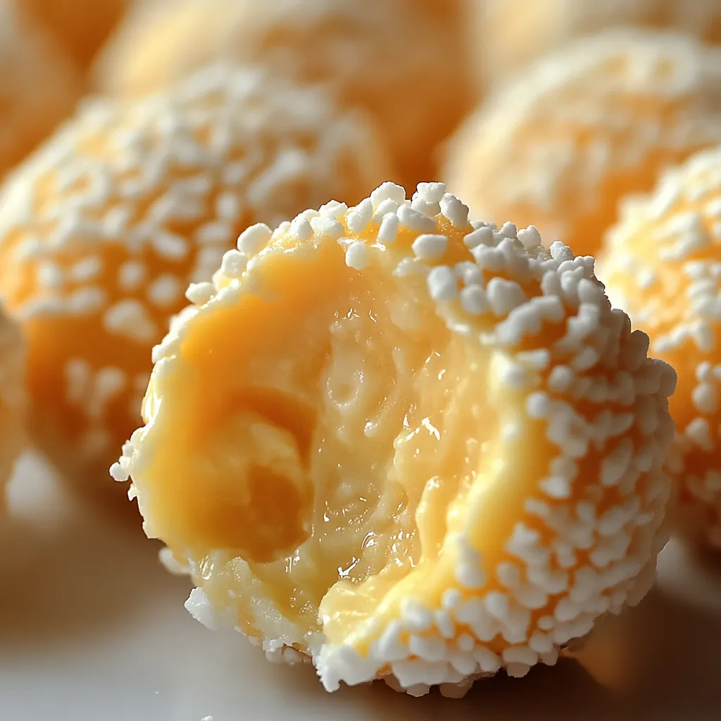 Truffes à l'orange sans cuisson faciles