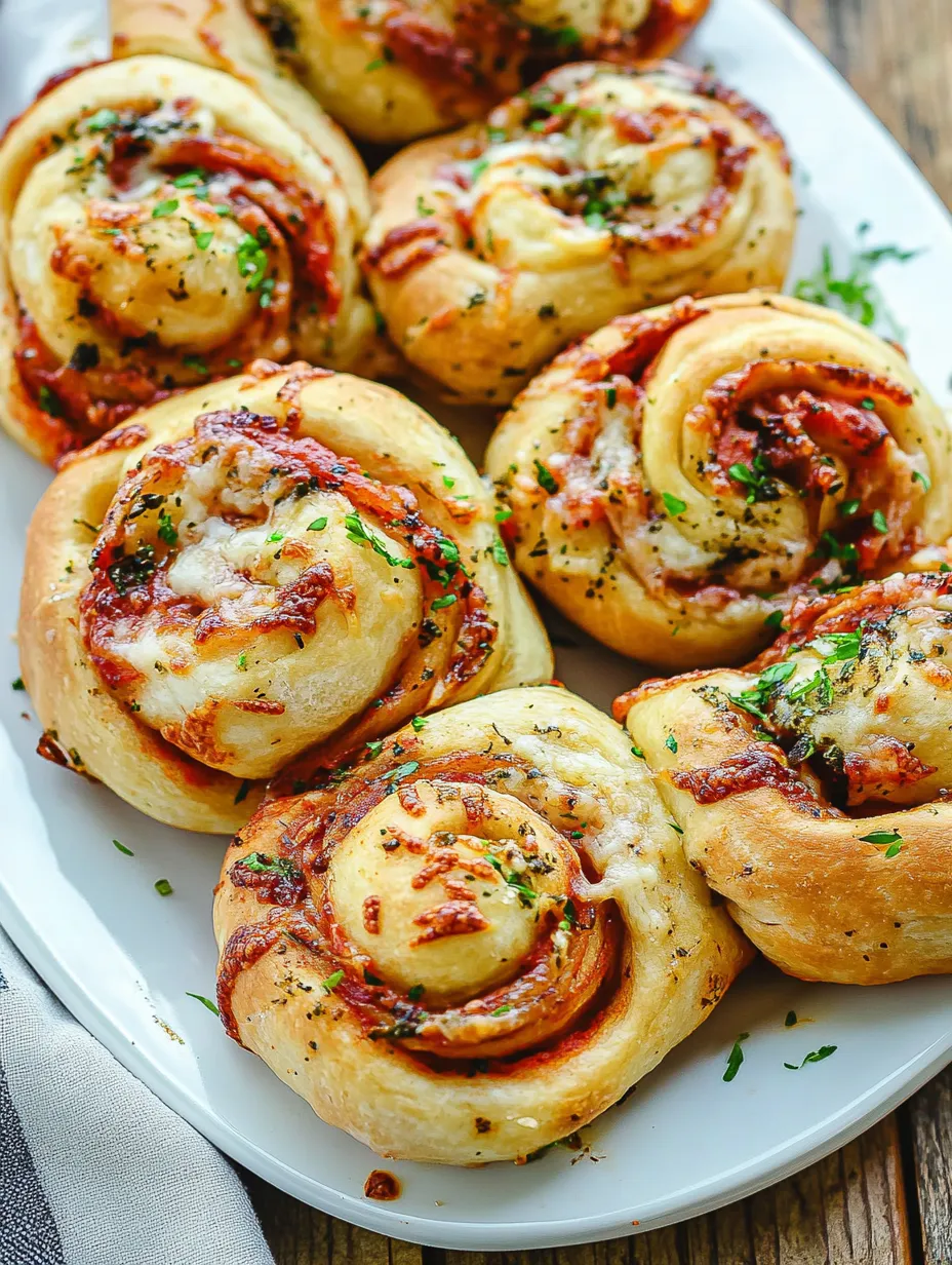 Roulés Pizza Mozzarella et Pepperoni