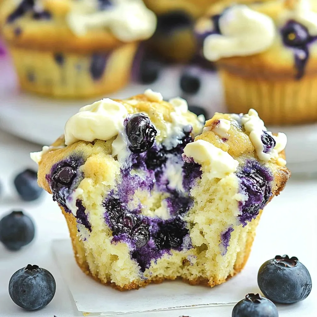 Muffins Myrtilles Fromage Frais