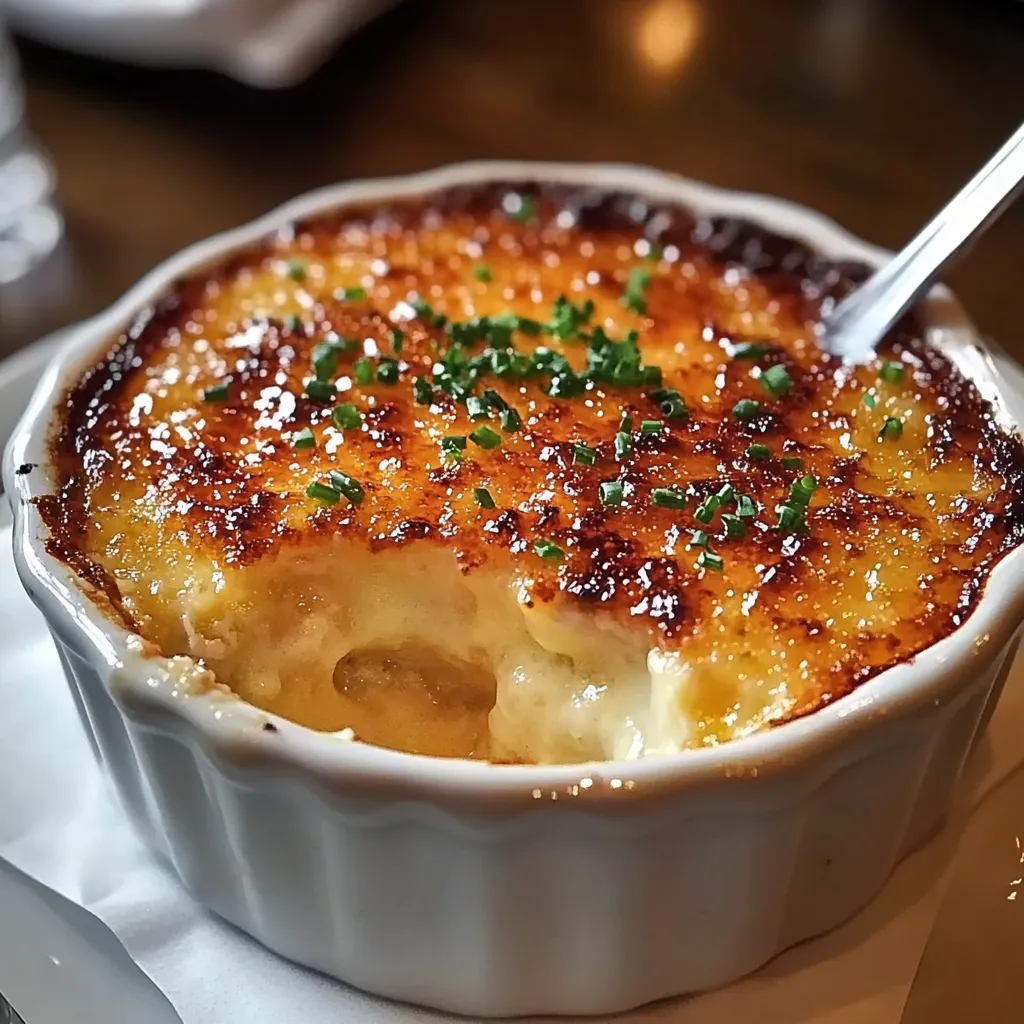 brûlée au crabe