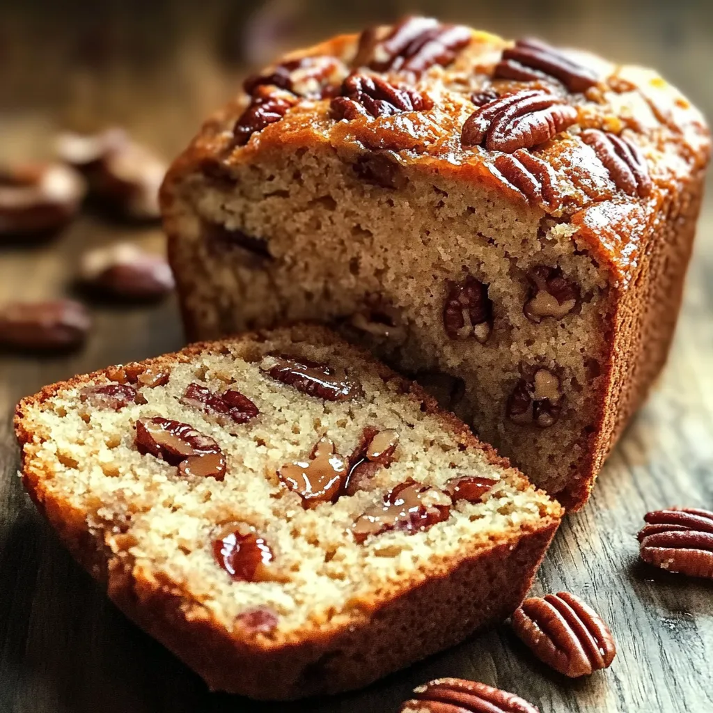 Pain aux noix de pécan d'Alabama