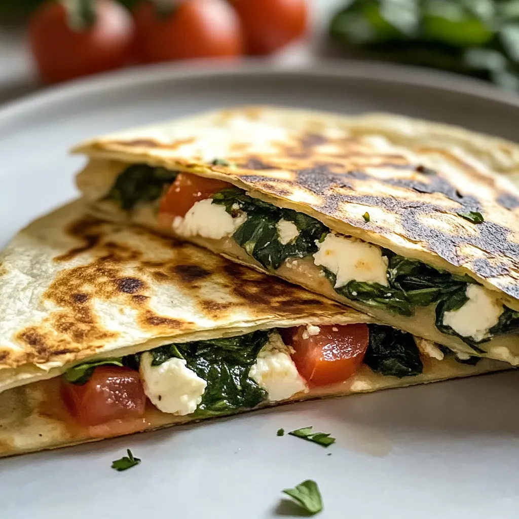 Quesadilla Épinards Feta