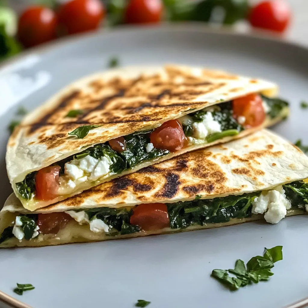 Quesadillas Méditerranéennes