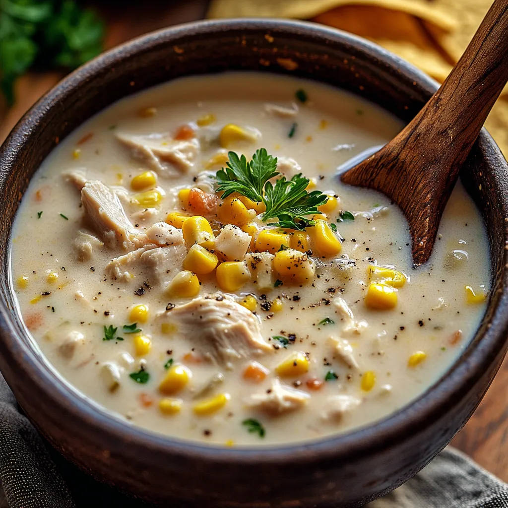 Chowder Poulet et Maïs Crèmeux