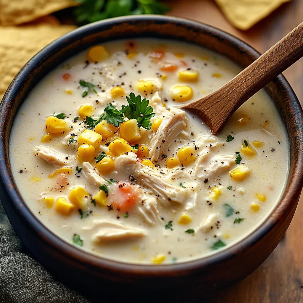 Soupe de maïs crémeuse
