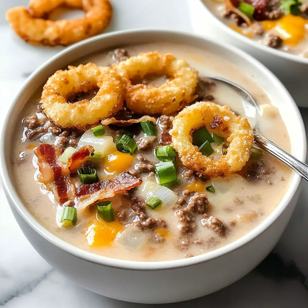 Soupe Burger Fromage