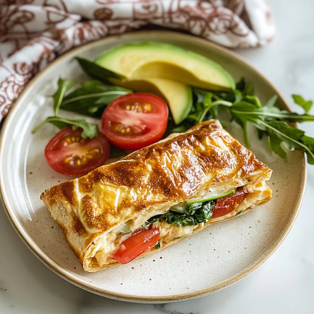 Pain Plat au Fromage Blanc Riche en Protéines