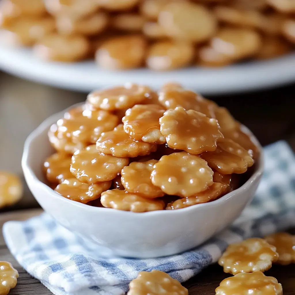 Bouchées Caramélisées aux Crackers