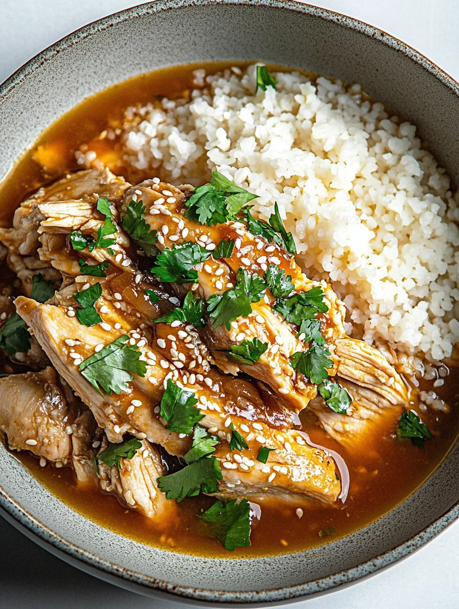 Poulet Mijoteuse Facile Keto Saveur Asie