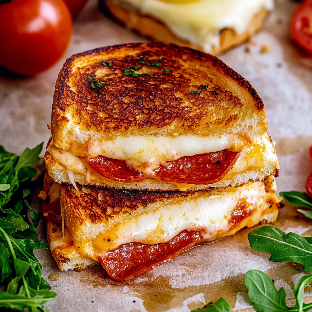 Pizza au Fromage Fondu