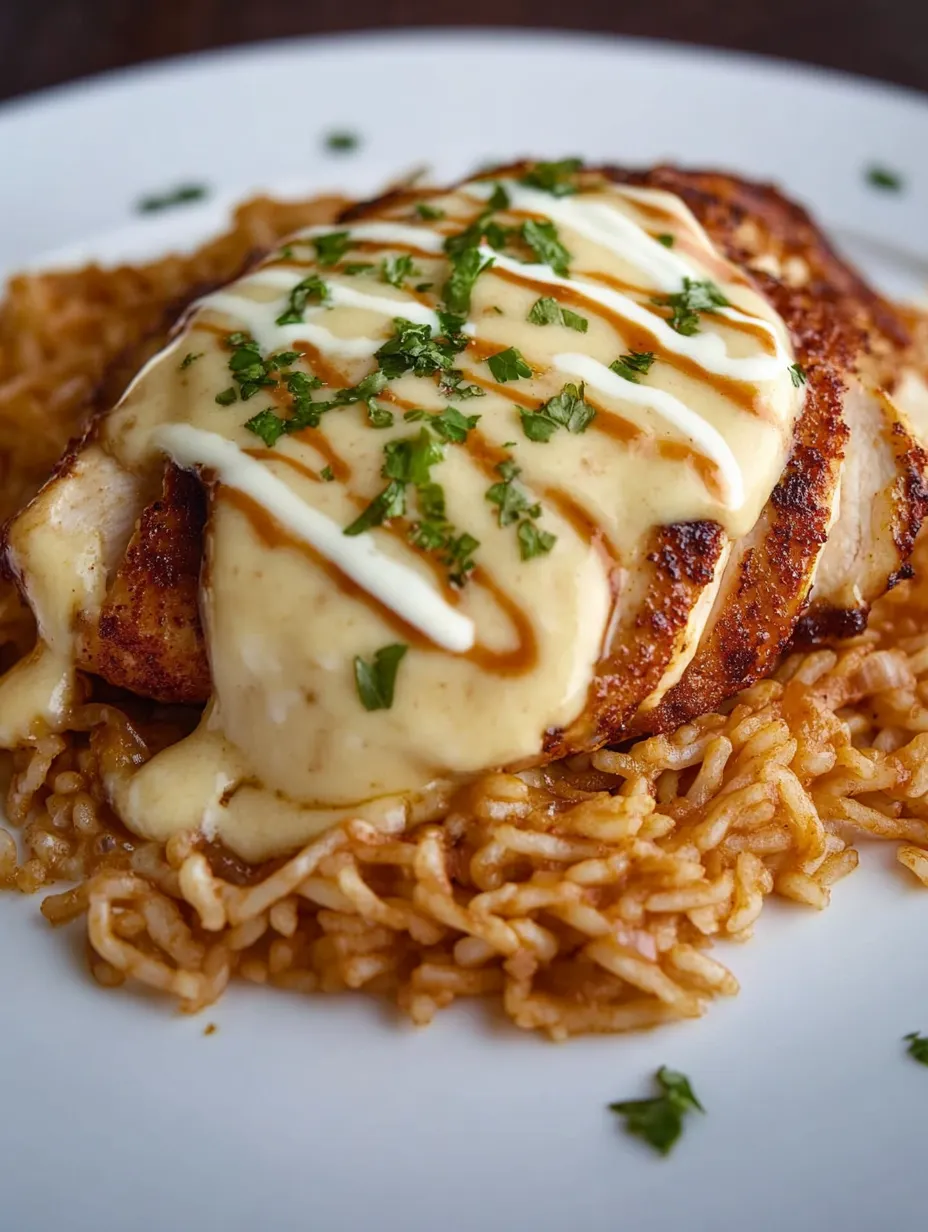 Poulet Mexicain à la Sauce Fromagée