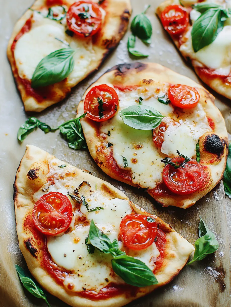 Caprese naan facile