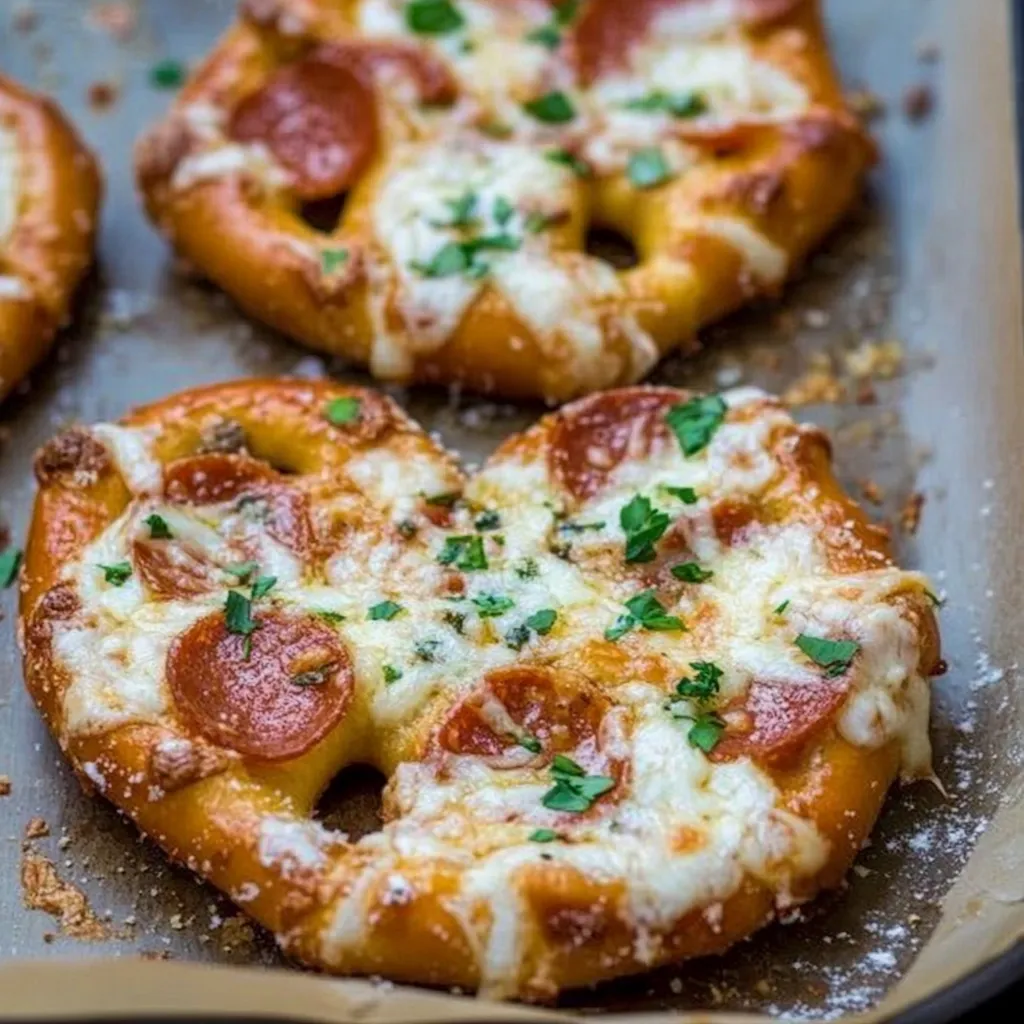 Bretzels Pizza Beurre Ail