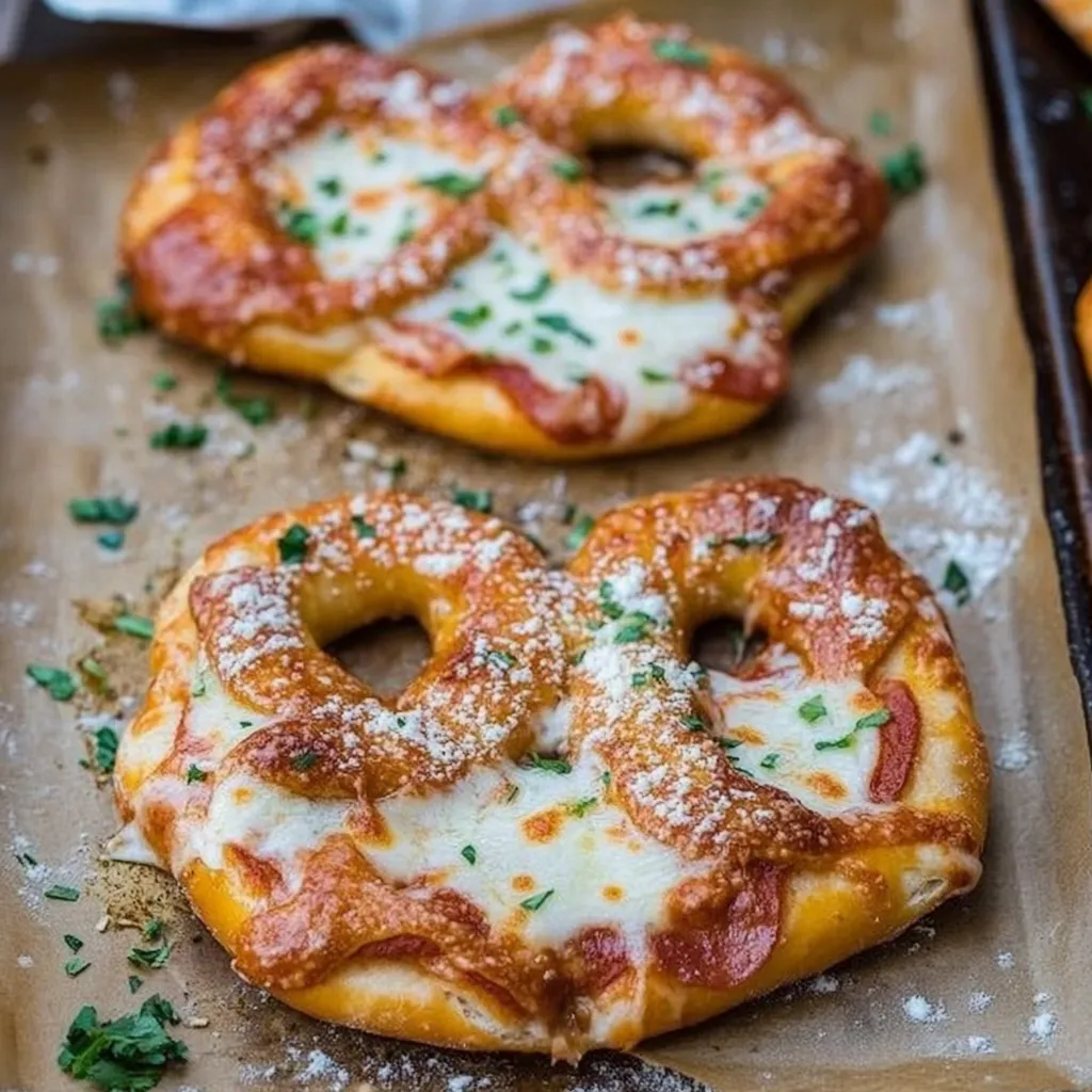 Bretzel Pizza Maison Chorizo Beurre Ail