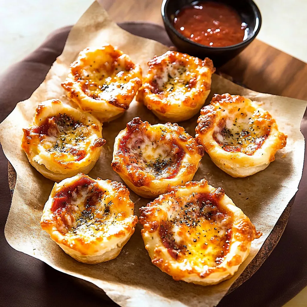Bouchées pizza maison