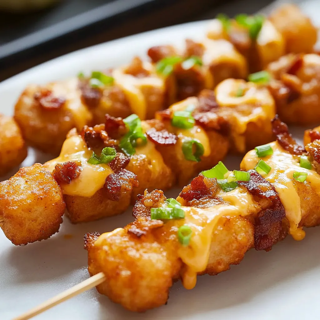 Brochettes Mini Pommes Fromage
