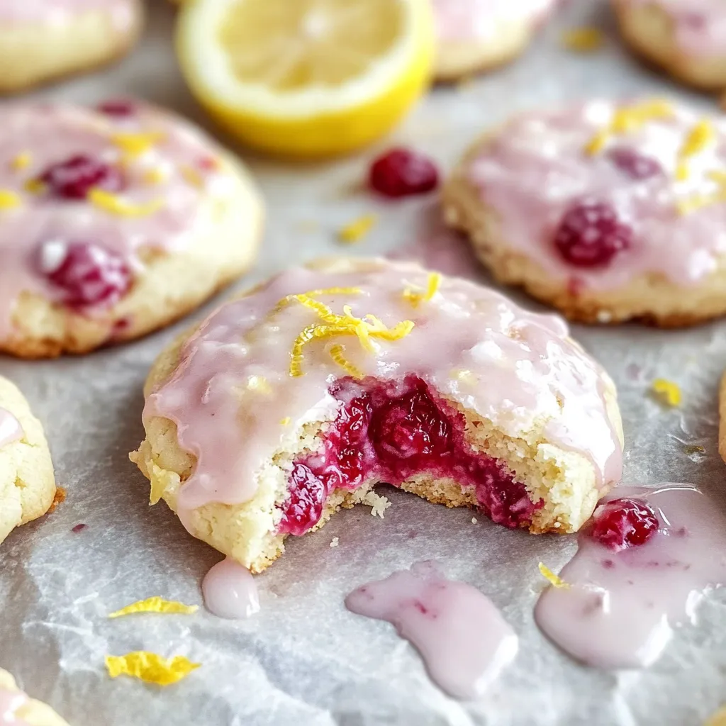 Biscuits Citron Framboise