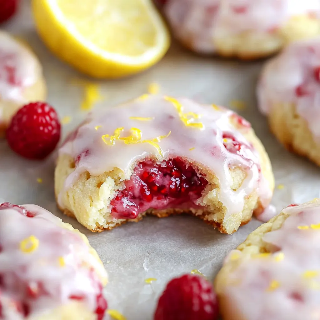 Biscuits Citron Framboise