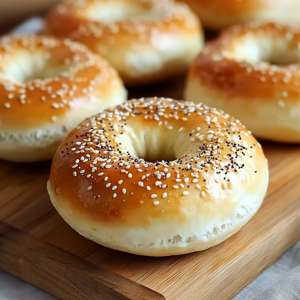 Bagels Fromage Cottage Moelleux