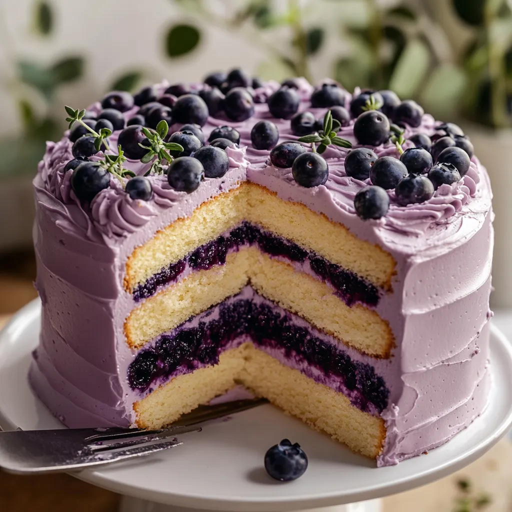 Gâteau Myrtille Moelleux