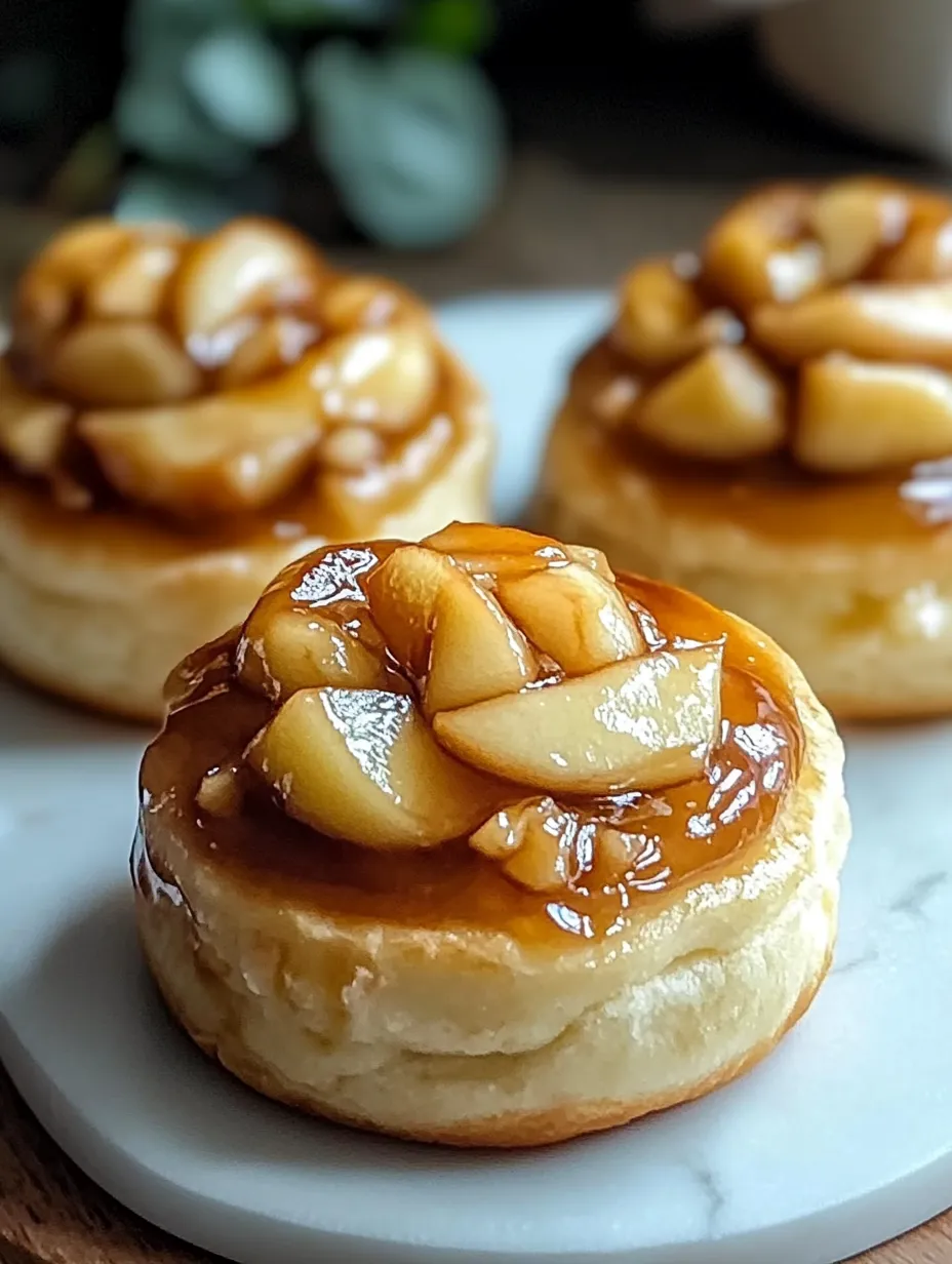 Petits pains pomme et fromage frais