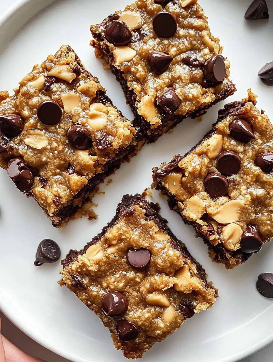 Barres banane beurre de cacahuète chocolat