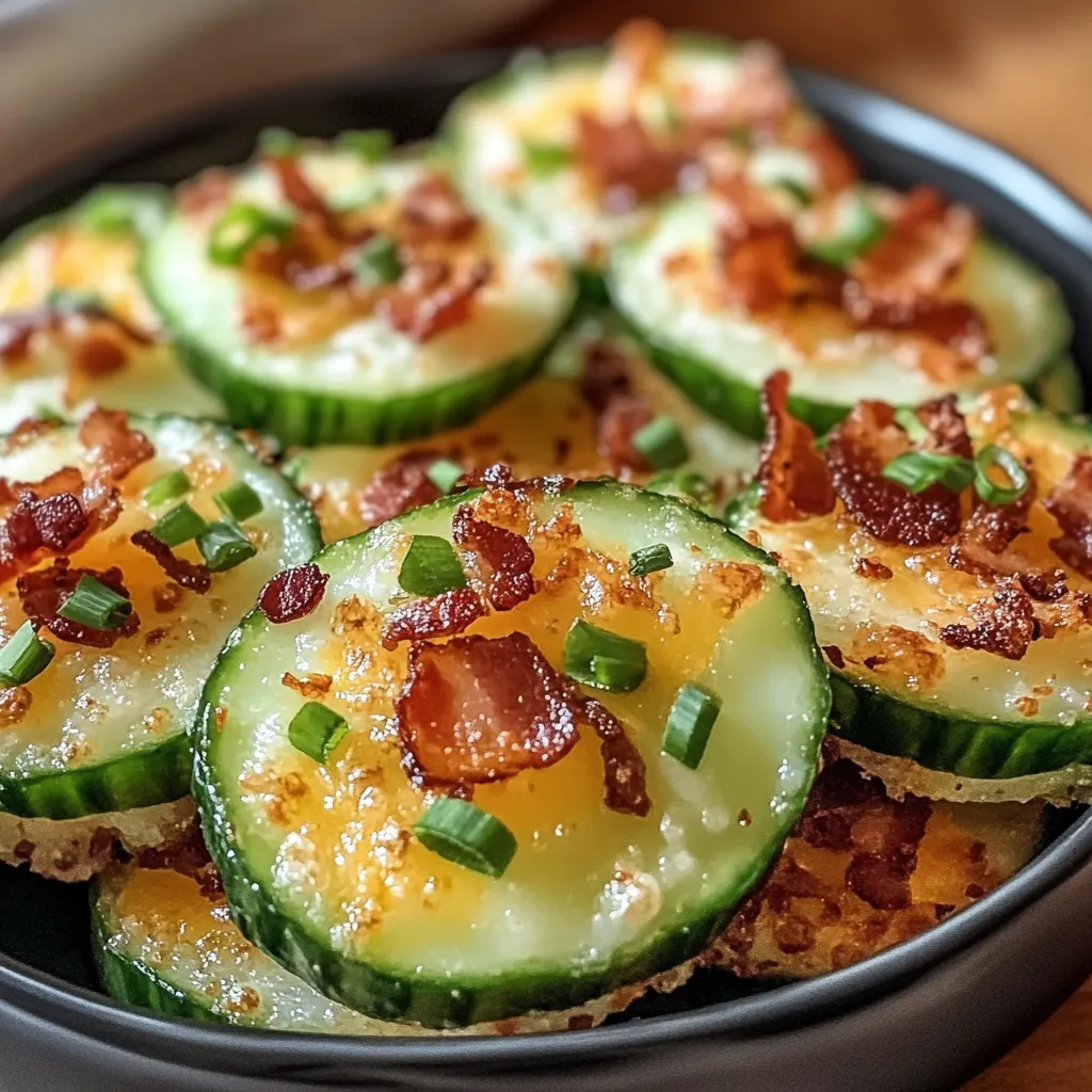 Bouchées Bacon Concombre Fromage