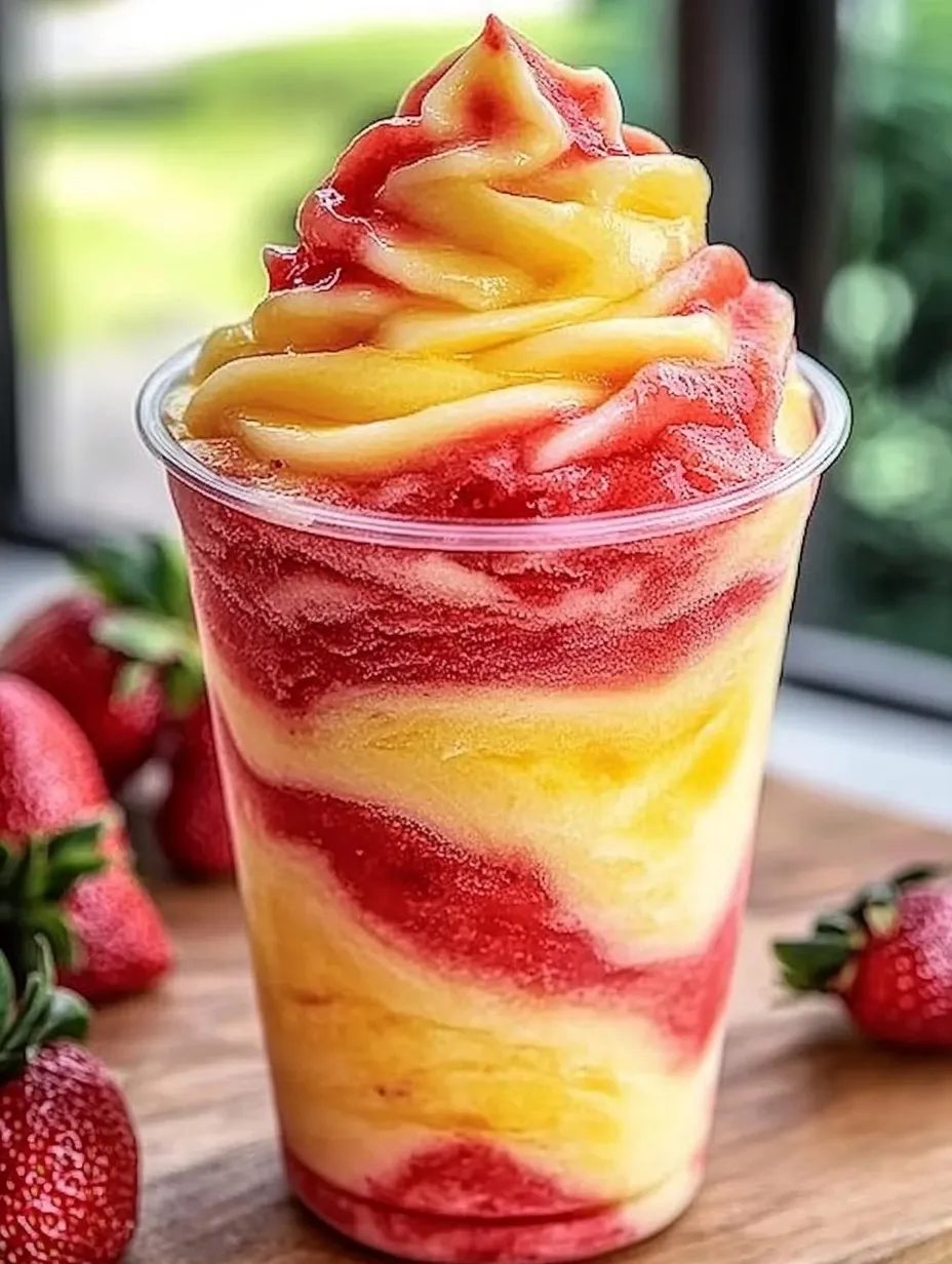 Granité Ananas Fraise Tourbillon Maison