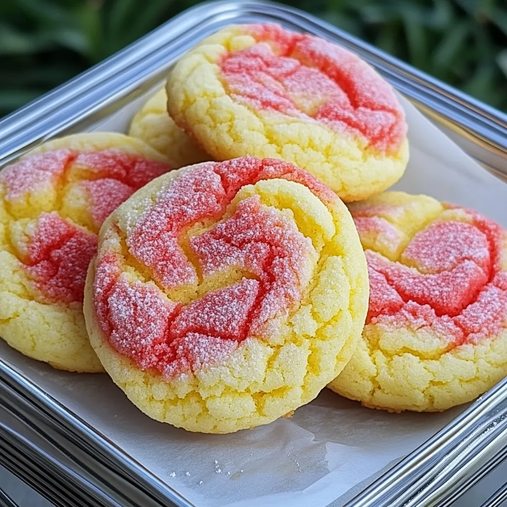 Cookies Moelleux Fraises Citron