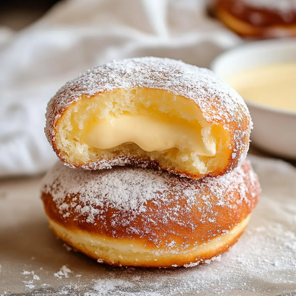 Gros plan Bomboloni – Beignets Italiens