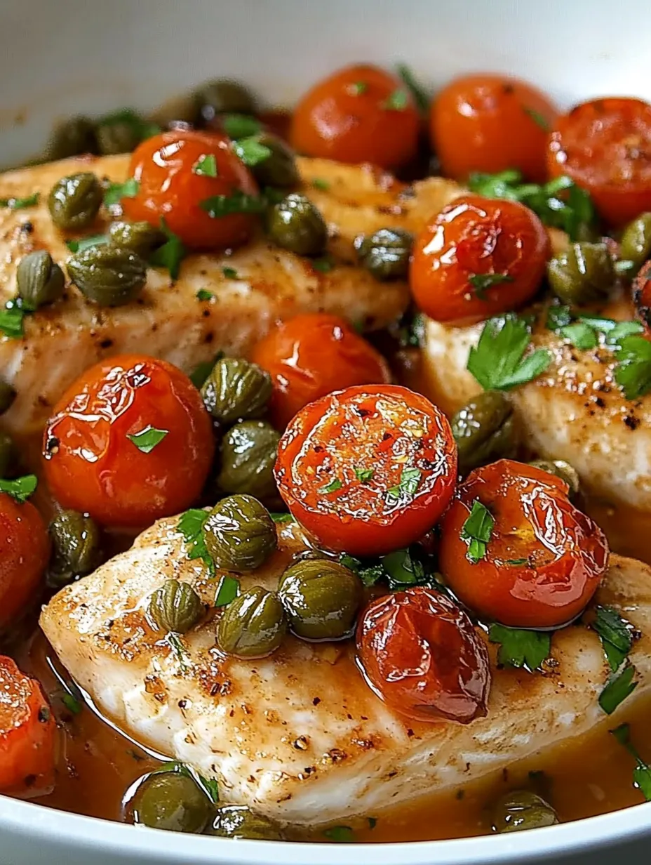 Recette d'Espadon Poêlé aux Tomates Cerises et Câpres