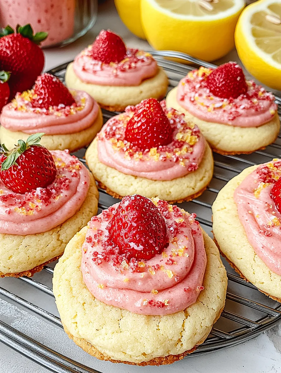 Biscuits Fraise Citron Comme à la Maison
