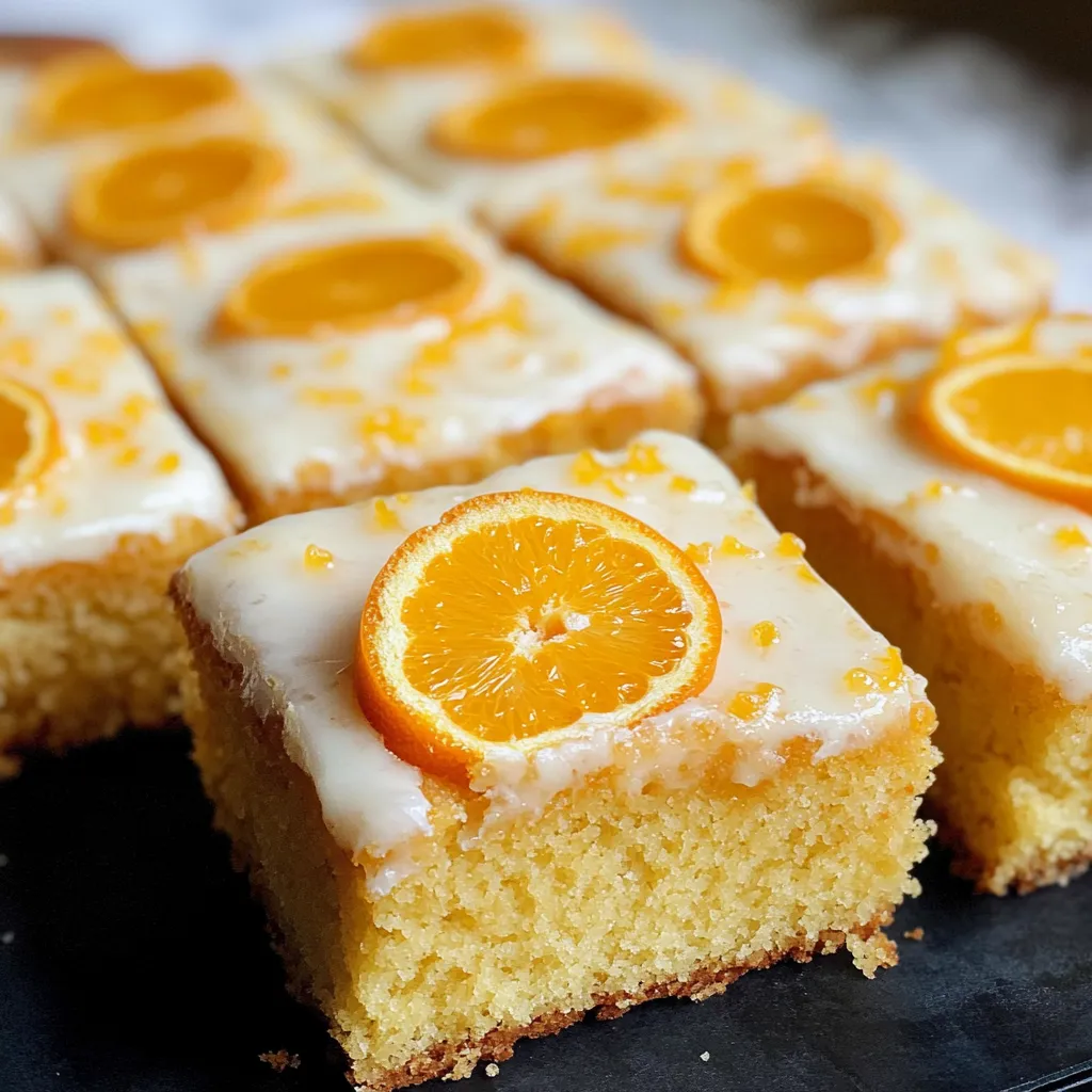 Gâteau Moelleux Orange