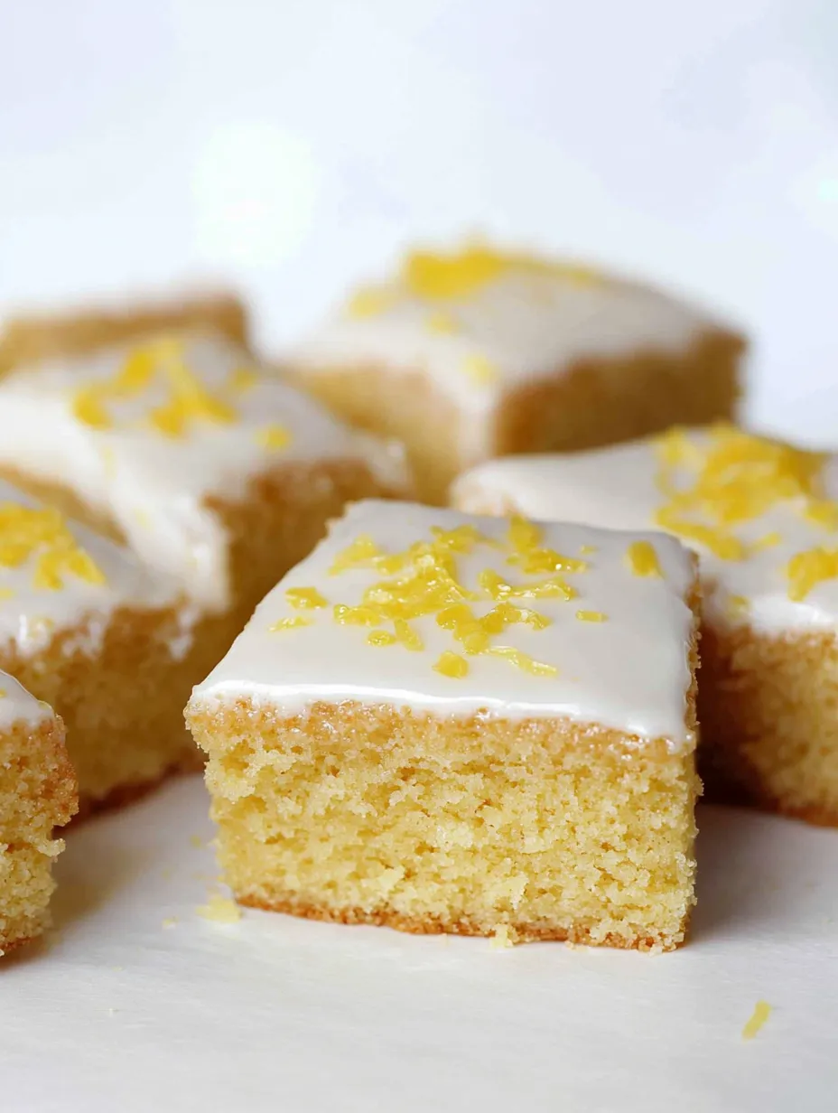 Gâteau citron facile en plaque