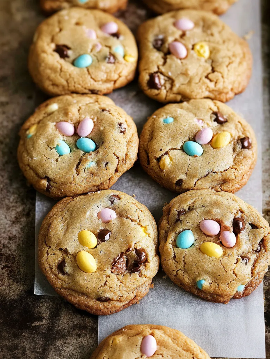 Cookies Maison Généreux aux Mini-Œufs Chocolat et Pépites